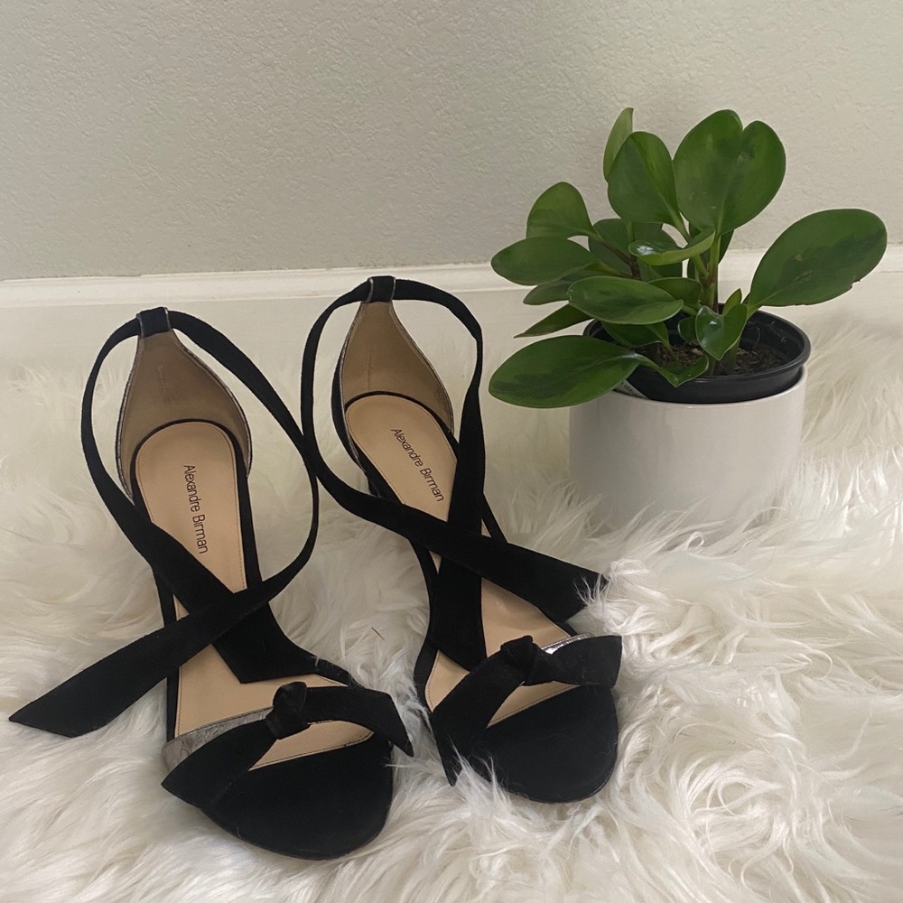 Alexadre Birman black sandal heel